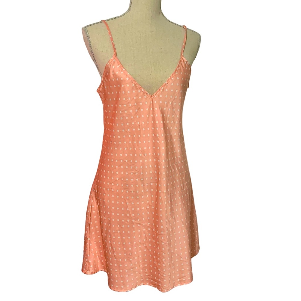 💵 Want and Need Polka Dot Slip Dress